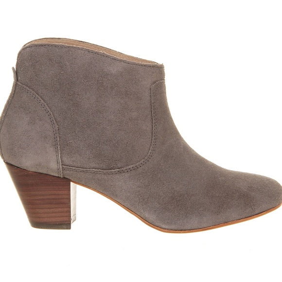 MOVING-SALE H Hudson Kiver Gray Suede Booties worn once - Picture 4 of 6